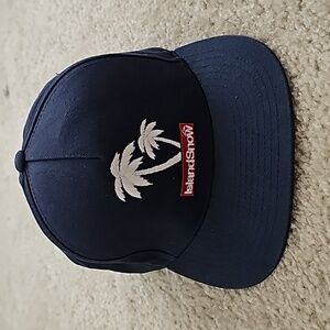 Island Snow Palm Tree Adjustable Hat